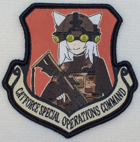 USAF Catgirl Velcro Patches