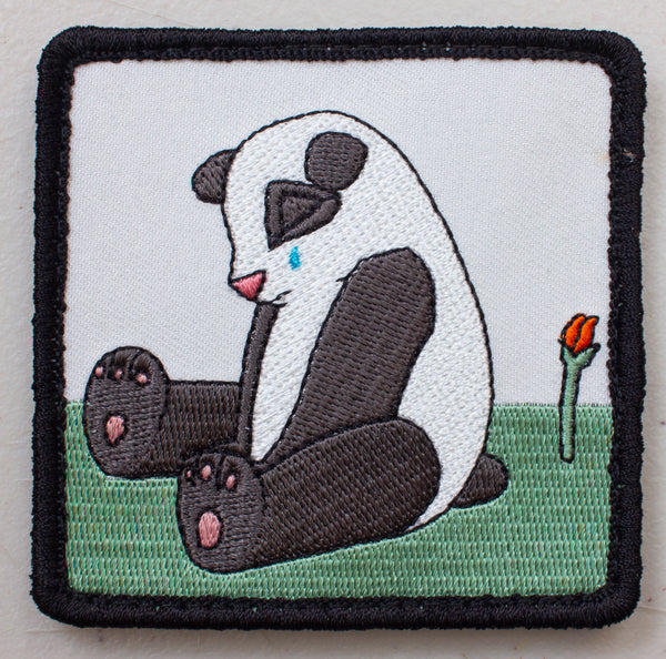 Sad Panda Velcro Patch