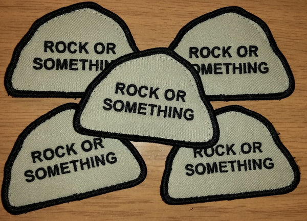 Rock or Something Velcro Patch
