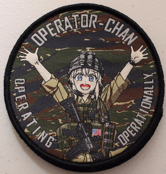 Operator-Chan Velcro Patches