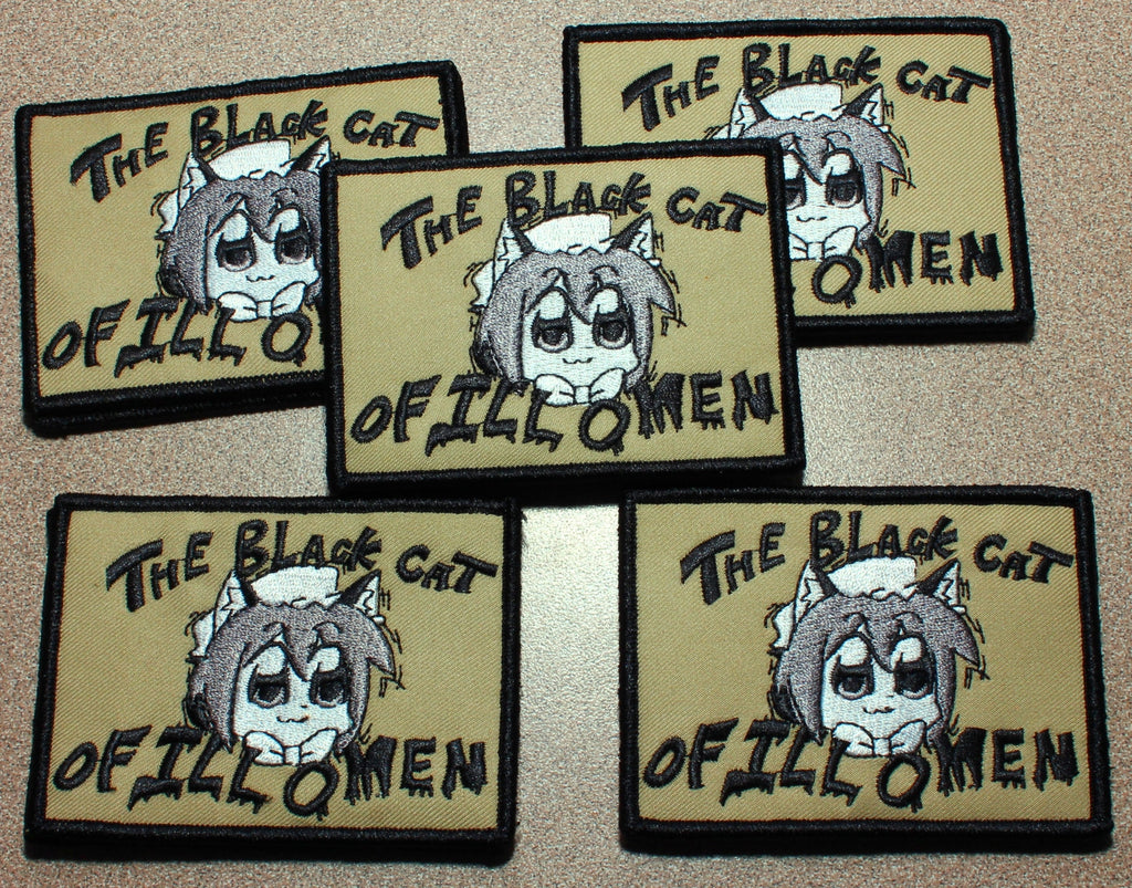 2hu Chen - The Black Cat of Ill Omen Velcro Patch – Unlimited Patch Works